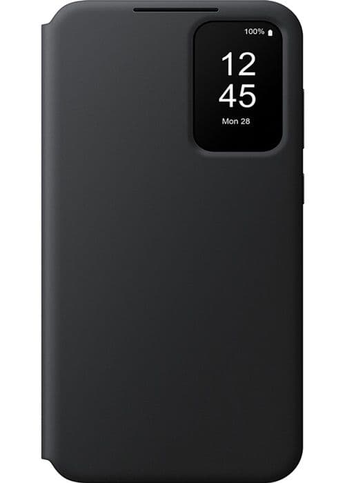 Flip Cover - Samsung - A35 - Svart - Hårdt Skal - Klap
