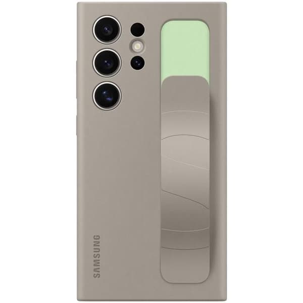 Fodral och etui - SAMSUNG - Galaxy S24 Ultra - Silikon - Rem - Taupe
