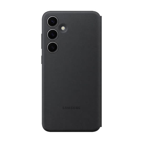 Skydd och fodral - Samsung - Galaxy S24+ - Smart View fodral - Svart - Semi-stiftande