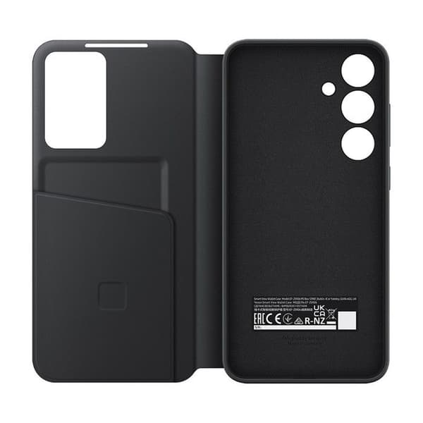 Skydd och fodral - Samsung - Galaxy S24+ - Smart View fodral - Svart - Semi-stiftande