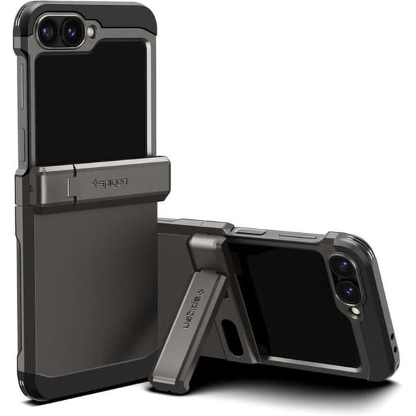 Spigen Tough Armor Pro Fodral Kompatibel med Samsung Galaxy Z Flip 6 - Gunmetal