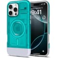 Miniatyrbild 1 av 4: Coque Standard - SPIGEN - Classic C1 MagFit - iPhone 16 Pro Max - Bleu Bondi - Rétro