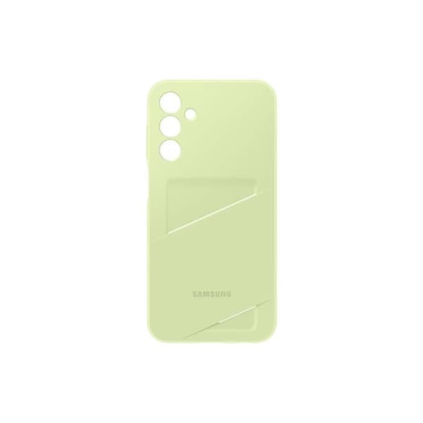 Samsung mobiltelefonfodral och skal med korthållare till Galaxy A15 4G/5G Ljusgrön