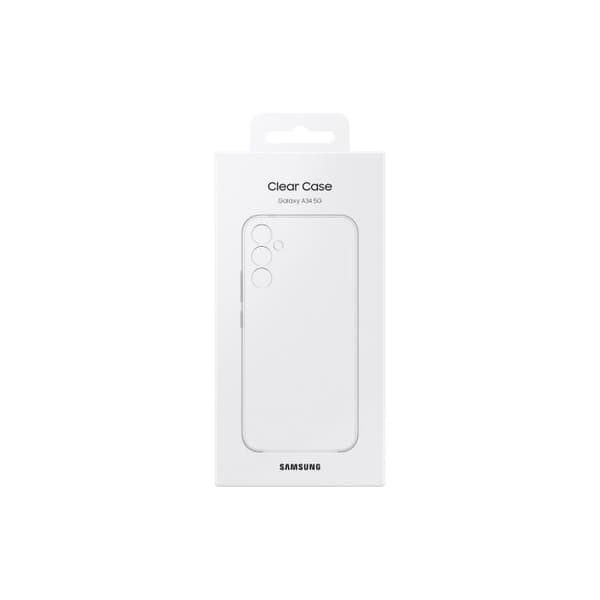 SAMSUNG Galaxy A34 5G genomskinligt fodral