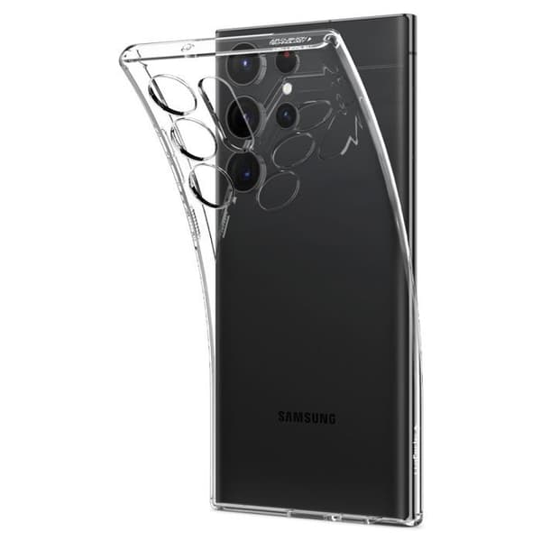 Fodral - Spigen - Liquid Crystal - Transparent - TPU - Fallskydd