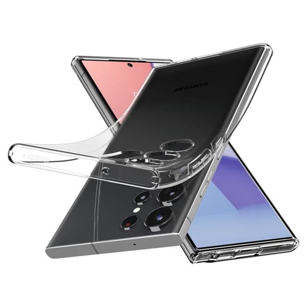 Fodral - Spigen - Liquid Crystal - Transparent - TPU - Fallskydd