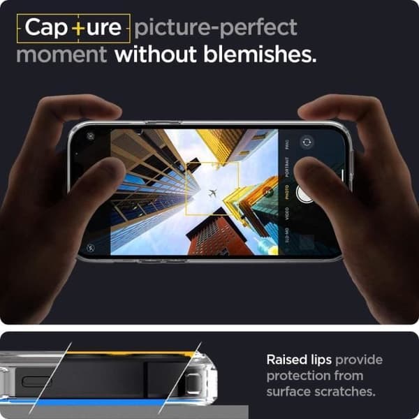 Skal till iPhone 11 - Spigen - Liquid Crystal - Transparent - Stötsäkert skydd - Mjukt