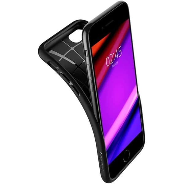 Coque Spigen Core Armor för iPhone SE (2020) - 8 - 7 - svart