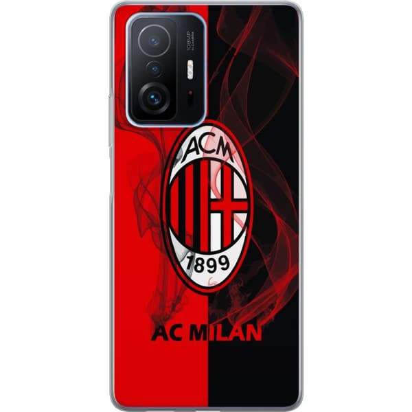Xiaomi 11T Genomskinligt Skal AC Milan