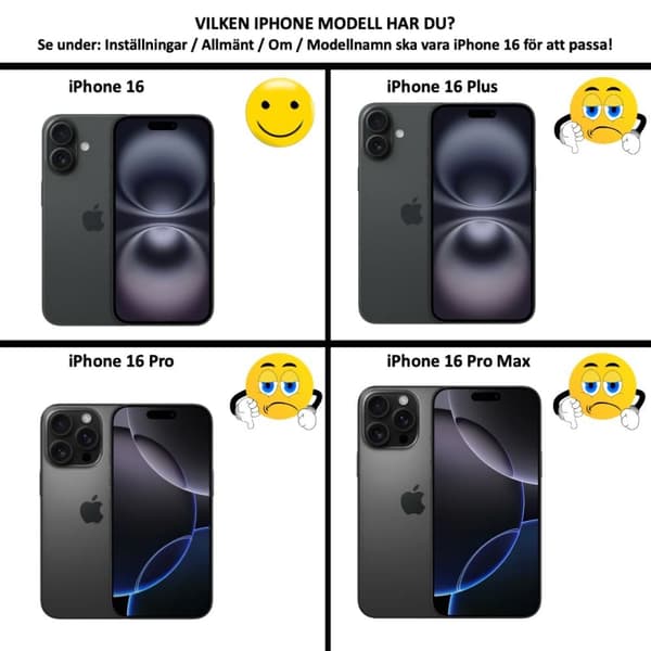 Korthållare Iphone 16 skal mobilskal hål för laddare hörlurar