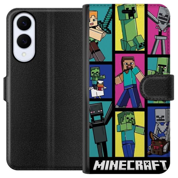 Samsung Galaxy S25 Edge Lompakkokotelo Minecraft