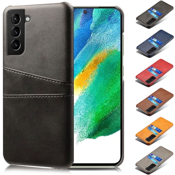 Korthållare Samsung S22 skal mobilskal hål laddare hörlurar Blå