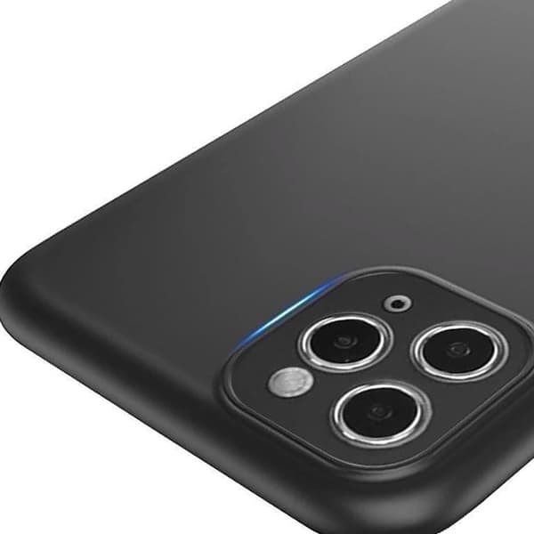 Svart Bakskal till Samsung Galaxy A55 med tunn och flexibel design
