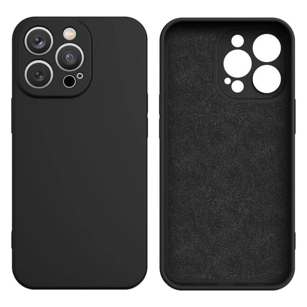 Silikoni kotelo Samsung Galaxy A35 - Svart