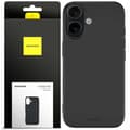 Pikkukuva 1 / 10: Spacecase Silikonikuoro Iphone 16 Musta Korkea Laatu