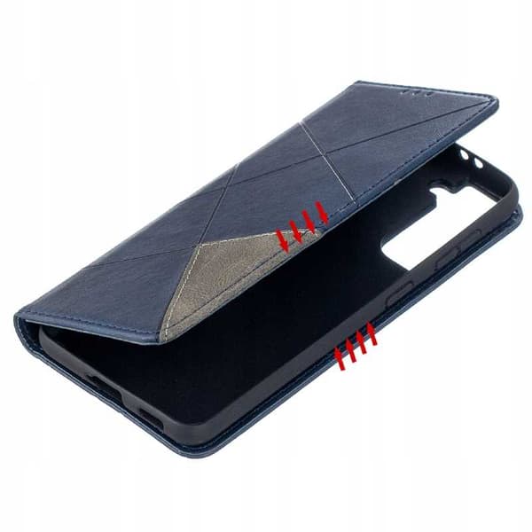 Zaps Origami Kotelo Samsung Galaxy S21 Blue Case -Koteloon