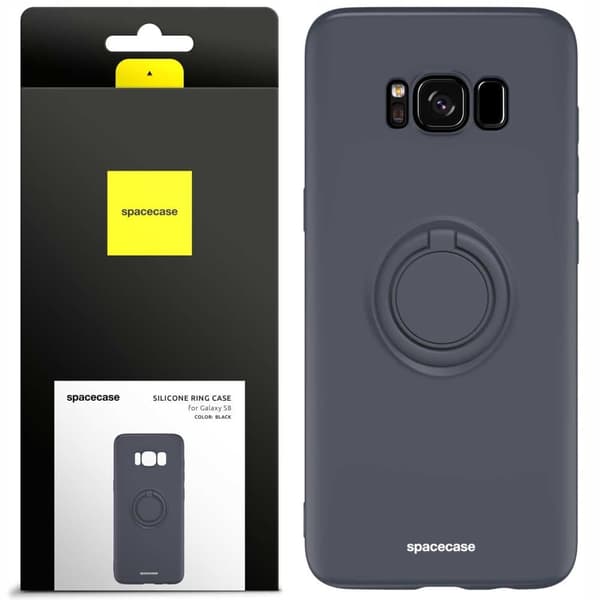 Spacecase Silikonfodral För Samsung Galaxy S8 Black