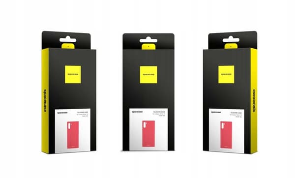 Spacecase Silikonevesker For Samsung Galaxy Note 10 Rød