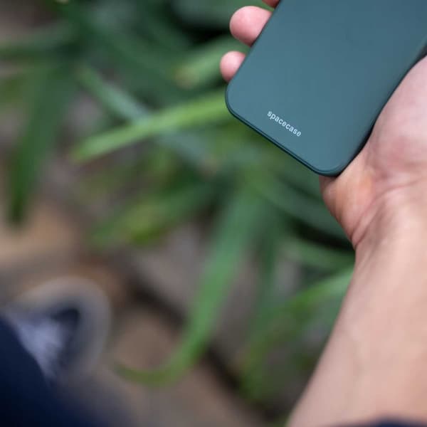 Spacecase Silikonfodral För Huawei P30 Mörkgrön Skydd
