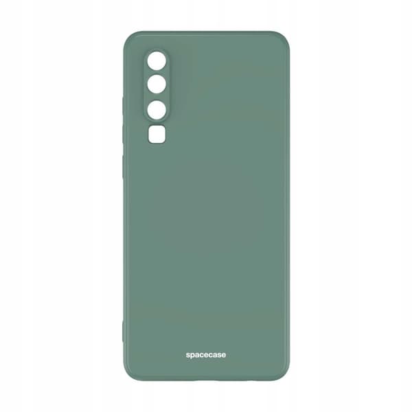 Spacecase Silikonfodral För Huawei P30 Mörkgrön Skydd