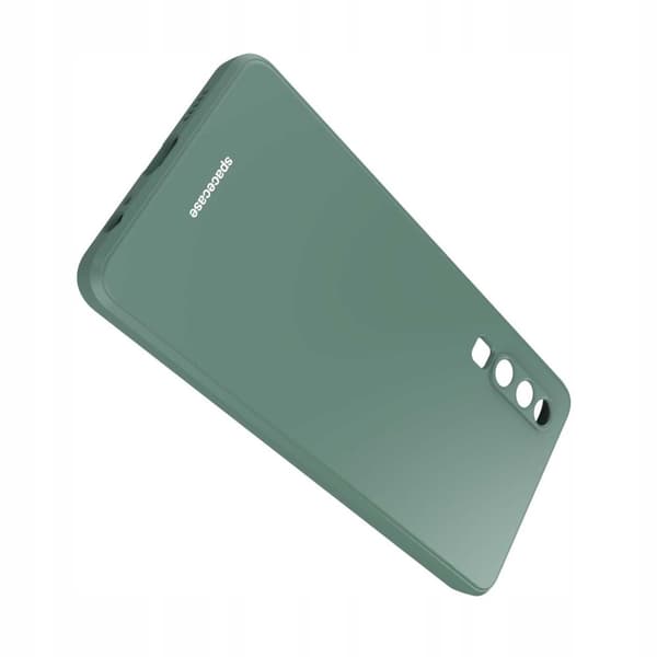Spacecase Silikonfodral För Huawei P30 Mörkgrön Skydd