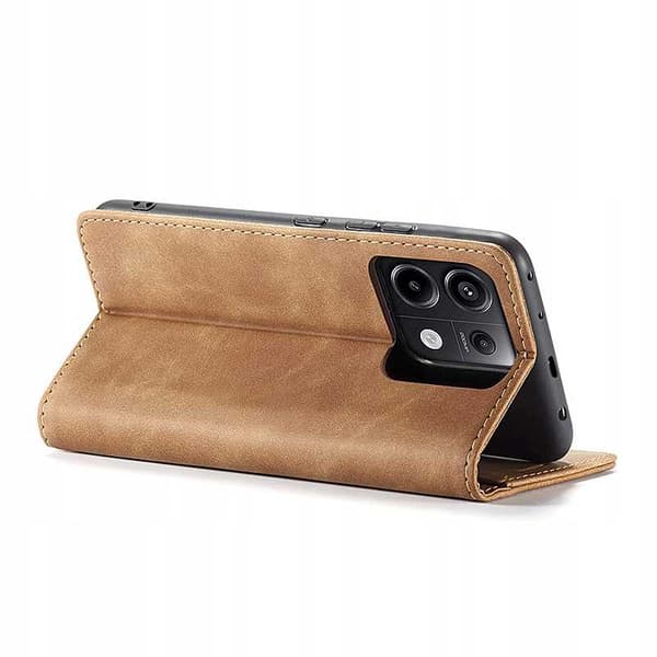 Spacecase Lomppakotelo Poco X6 Rm Note 13 Pro 5G Coffee -Laitteelle