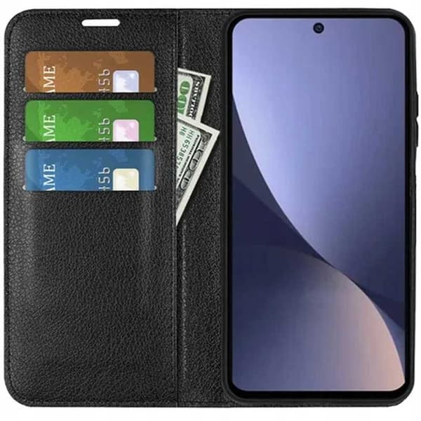 Litchi Case Til Xiaomi Phone 13 Sort