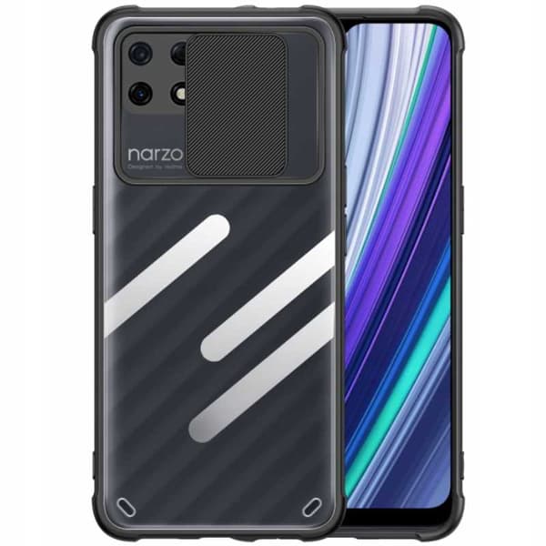 Spacecase Fodral Till Realme 7I Narzo 30A Telefon Svart