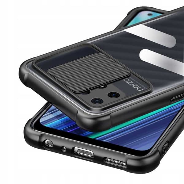Spacecase Fodral Till Realme 7I Narzo 30A Telefon Svart