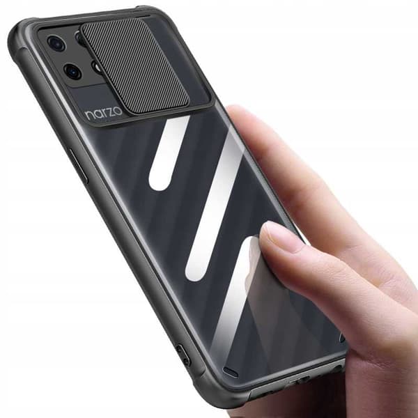 Spacecase Fodral Till Realme 7I Narzo 30A Telefon Svart