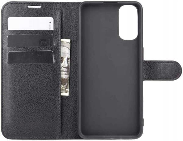 Litchi Case Cover Till Xiaomi Mi 10T 10T Pro Black