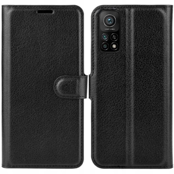 Litchi Case Cover Till Xiaomi Mi 10T 10T Pro Black