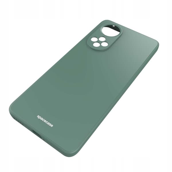 Spacecase Silikonikuoro Huawei Nova 9 Tummavihreälle Kansile