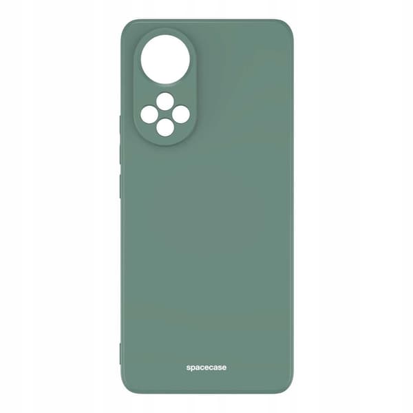 Spacecase Silikonikuoro Huawei Nova 9 Tummavihreälle Kansile