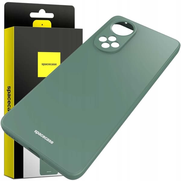 Spacecase Silikonikuoro Huawei Nova 9 Tummavihreälle Kansile