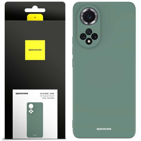 Spacecase Silikone Case Til Huawei Nova 9 Mørkegrøn Overdrag