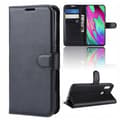 Miniatyrbillede 8 af 8: Litchi Case Cover Til Samsung Galaxy A40 Sort