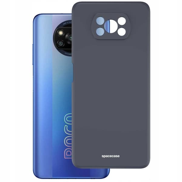 Spacecase Silikonevesker For Poco X3 Pro Nfc-Telefon, Svart