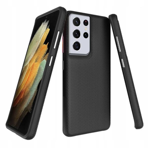 Spacecase Case Cover Till Samsung Galaxy S21 Ultra Black
