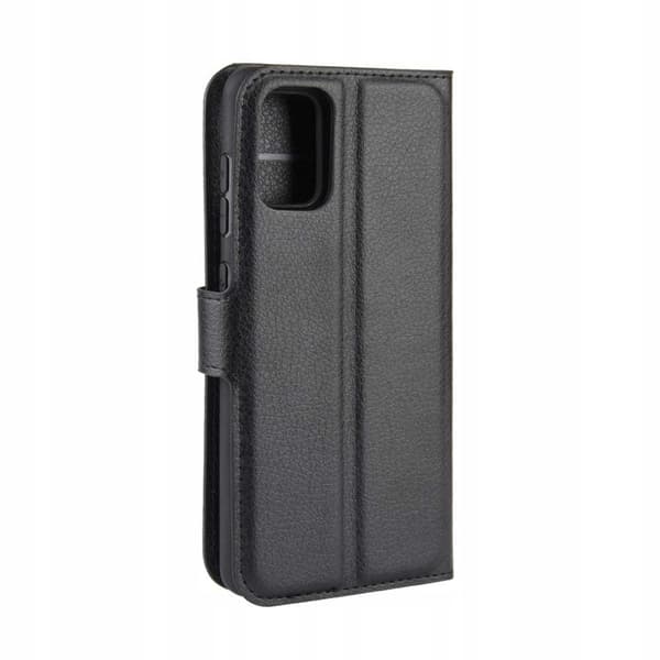 Litchi Fodral Till Samsung Galaxy A41 Svart
