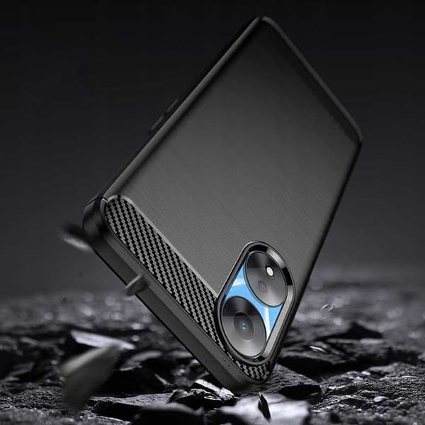 Spacecase Dækker Til Oppo A78 5G Black Carbon Telefon