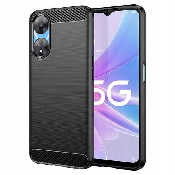 Spacecase Dækker Til Oppo A78 5G Black Carbon Telefon