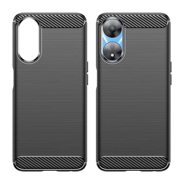 Spacecase Dækker Til Oppo A78 5G Black Carbon Telefon
