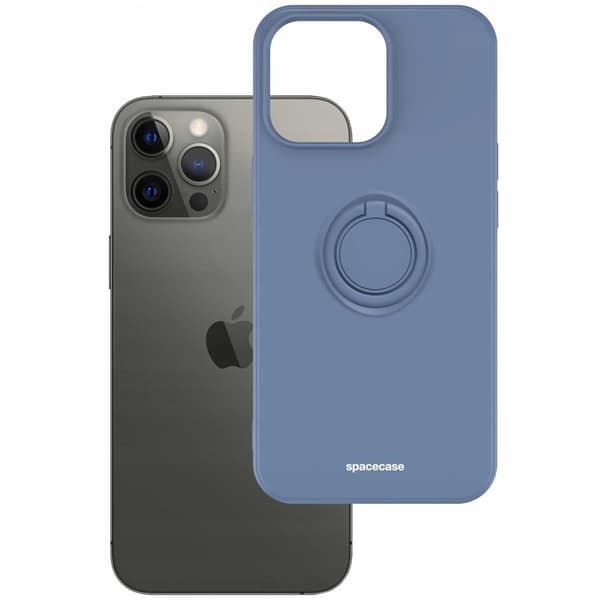 Spacecase Silikonringeteske For Iphone 13 Pro Blue Beskyttelse