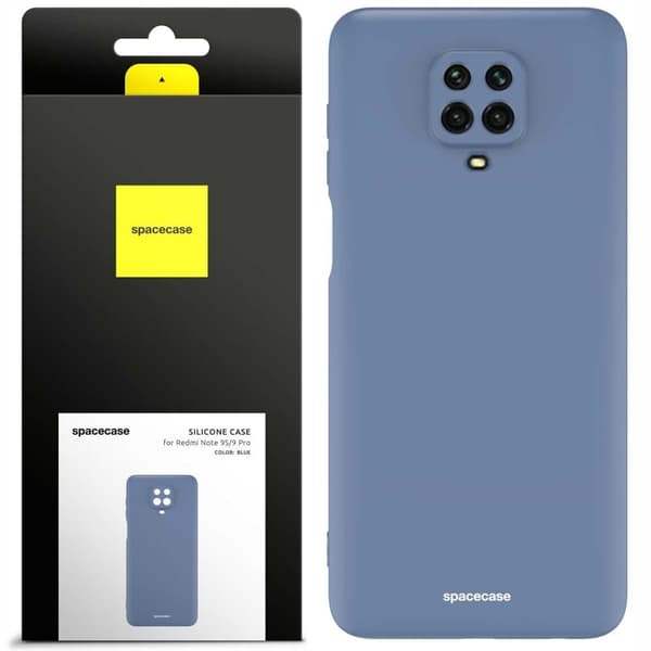 Spacecase Silikone Case Til Xiaomi Redmi Note 9S 9 Pro Blue