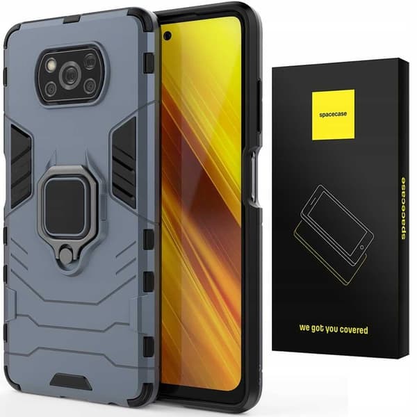 Spacecase Case Cover Til Poco X3 Nfc Pro Blå X-Ring