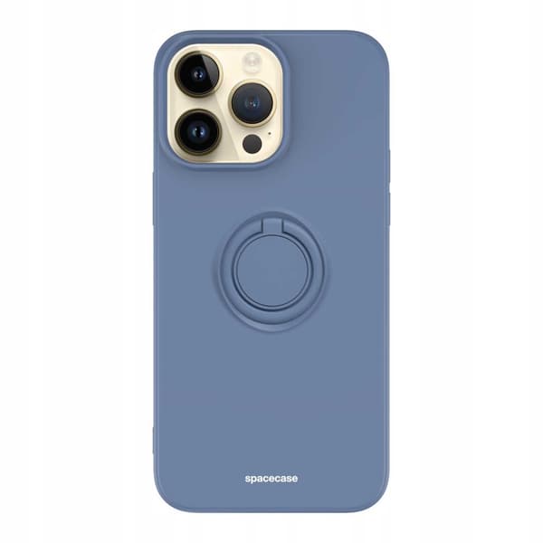 Spacecase Silikonringeteksel For Iphone 14 Pro Max Blått Deksler