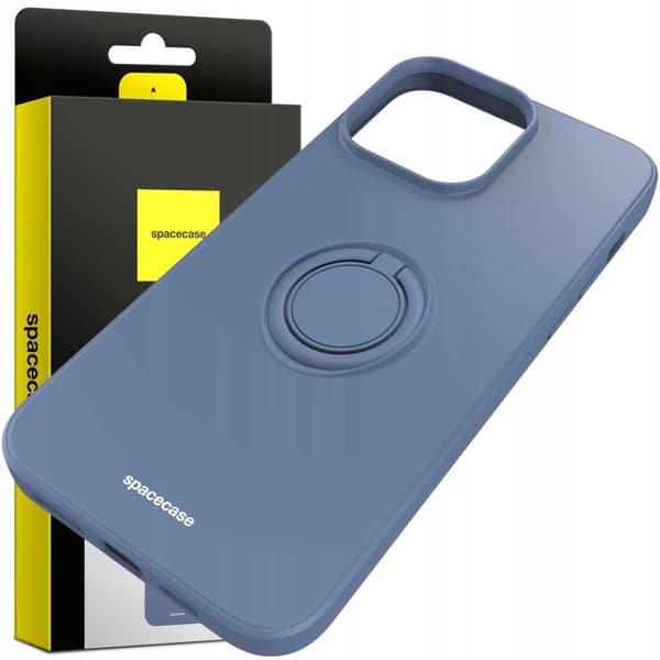Spacecase Silikonringeteksel For Iphone 14 Pro Max Blått Deksler