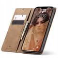 Miniatyrbillede 1 af 11: Spacecase Case Wallet Case Til Iphone 13 Læderbrun