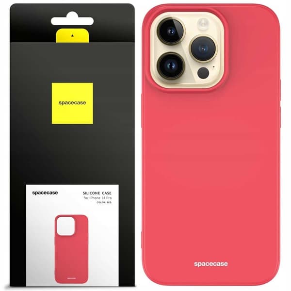 Spacecase Silikonecase For Iphone 14 Pro Max Red